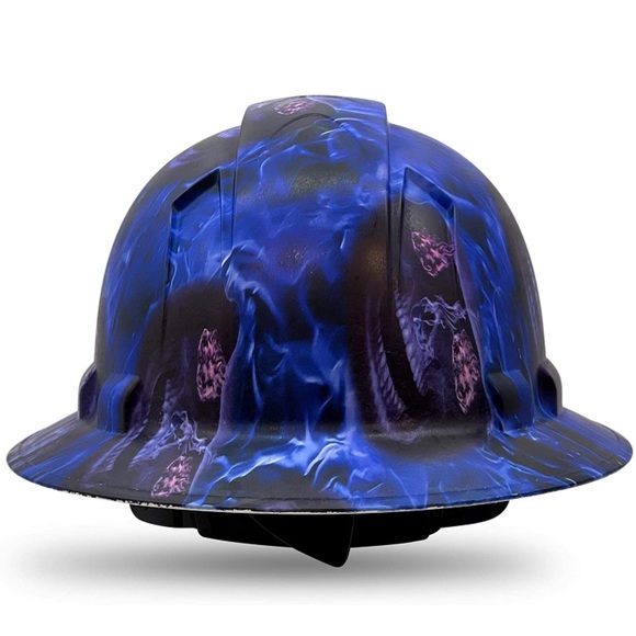 Men women Acerpal Full Brim Hat OSHA construction approved safety helmet skull - Picture 2 of 13